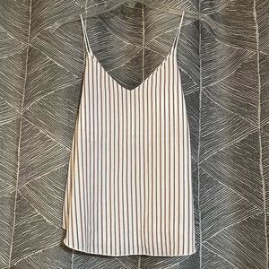 💙 Spaghetti strap striped blouse